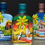 Pirate Rum Painted Bottles